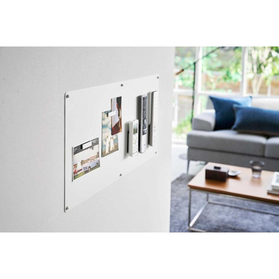 マグネットボード 山崎実業 正規品 tower タワー ウォールプリントスチールパネル L 石こうボード壁対応 スチール製パネル  10155 ホワイト | tower | 06