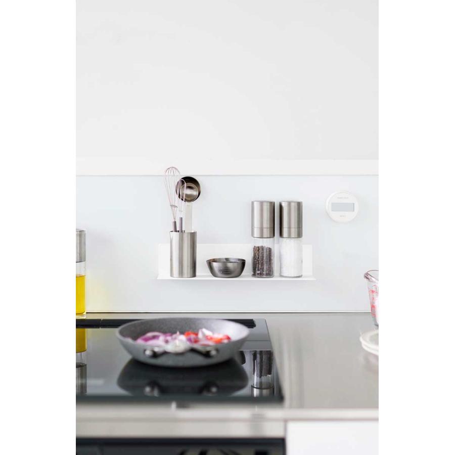 調味料ラック 山崎実業 正規品 tower タワー マグネットキッチン棚 S スパイスラック  10011 ホワイト | tower | 04