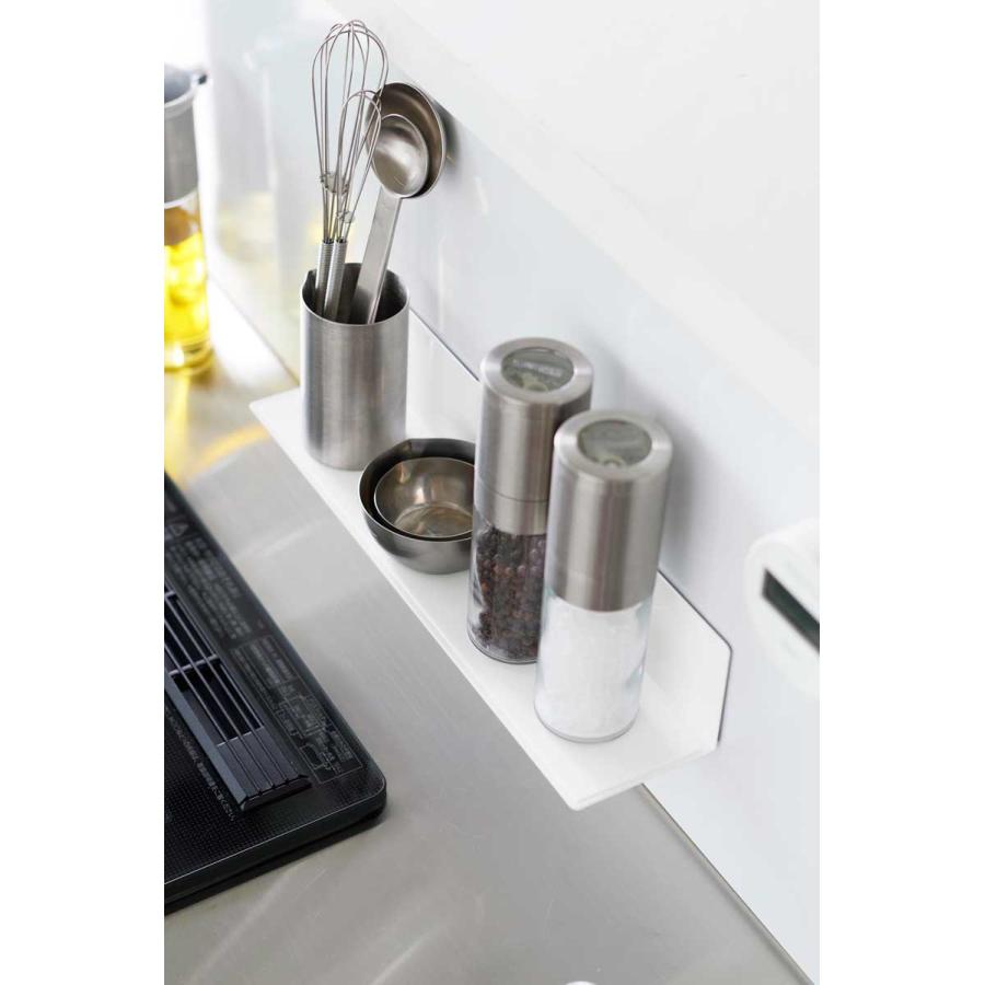 調味料ラック 山崎実業 正規品 tower タワー マグネットキッチン棚 S スパイスラック  10011 ホワイト | tower | 05