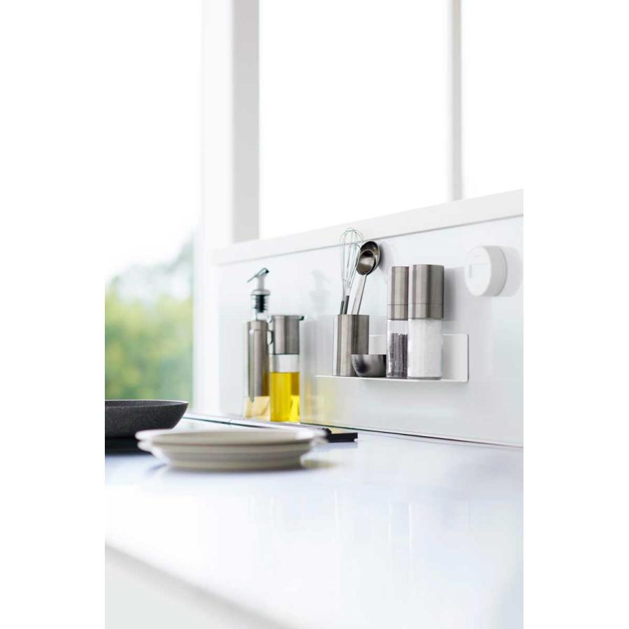 調味料ラック 山崎実業 正規品 tower タワー マグネットキッチン棚 S スパイスラック  10011 ホワイト | tower | 06