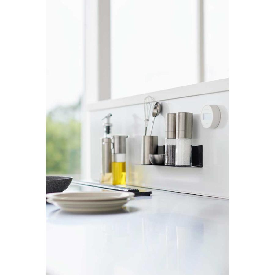 調味料ラック 山崎実業 正規品 tower タワー マグネットキッチン棚 S スパイスラック  10012 ブラック | tower | 06