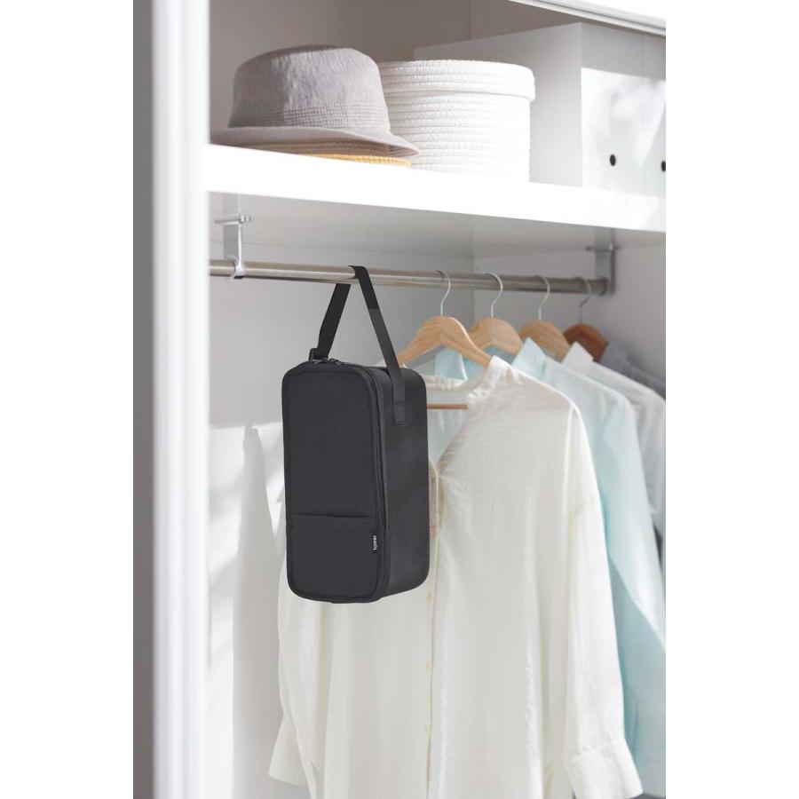 衣類ハンディースチーマー収納 山崎実業 正規品 tower タワー スチームアイロン収納ケース ハンディースチーマー収納  10138 ブラック | tower | 03