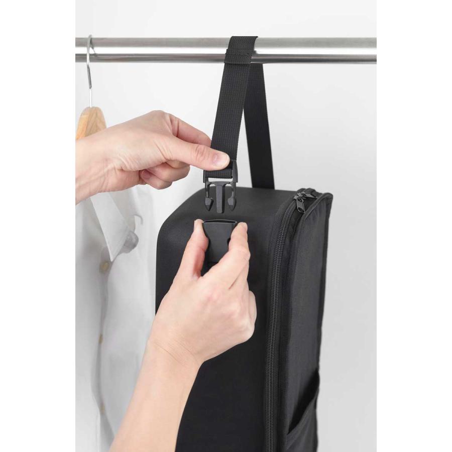 衣類ハンディースチーマー収納 山崎実業 正規品 tower タワー スチームアイロン収納ケース ハンディースチーマー収納  10138 ブラック | tower | 07