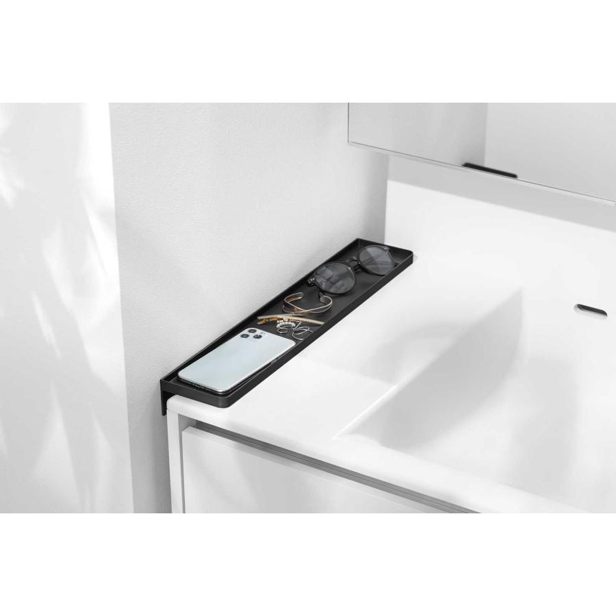 洗面台収納 山崎実業 正規品 tower タワー 洗面台横隙間トレー 洗面所 サニタリー  10136 ブラック | tower | 03