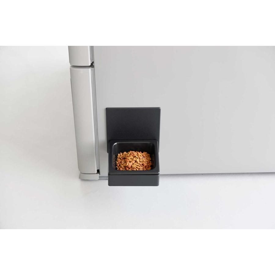 ペットフードボウル 山崎実業 正規品 nooks ヌークス マグネットペットフードボウル ペット用品  10044 ブラック | 山崎実業 | 06