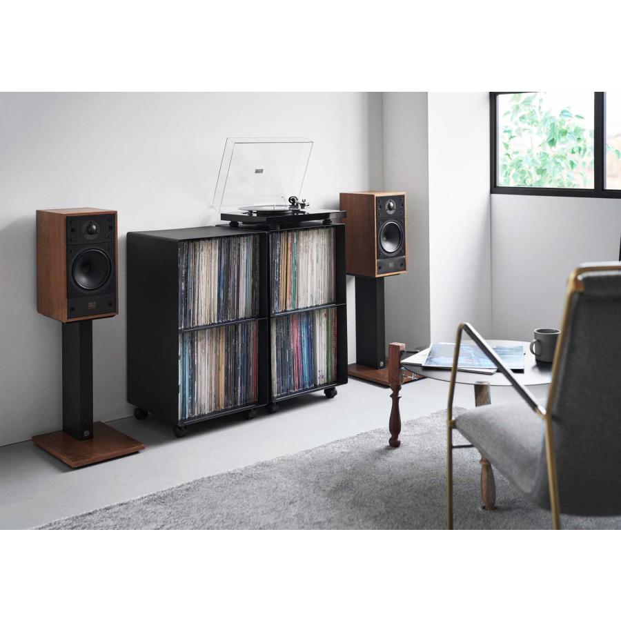 レコード収納 山崎実業 正規品 tower タワー レコードラック レコードボックス  10230 ブラックの画像