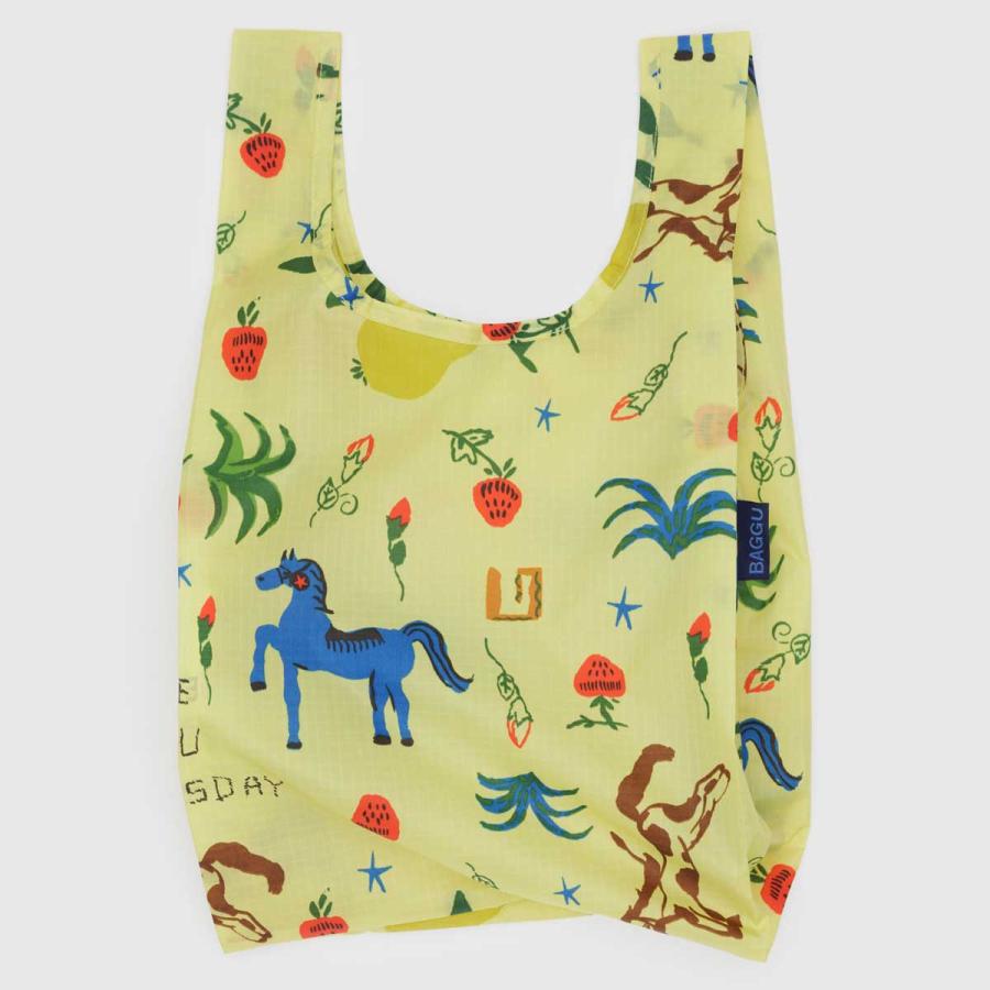 2025新作 エコバッグ バグー 正規品 BAGGU バグゥ 2025FA ベビーバグゥ バグー 折りたたみ Baby Baggu プレイリー | BAGGU