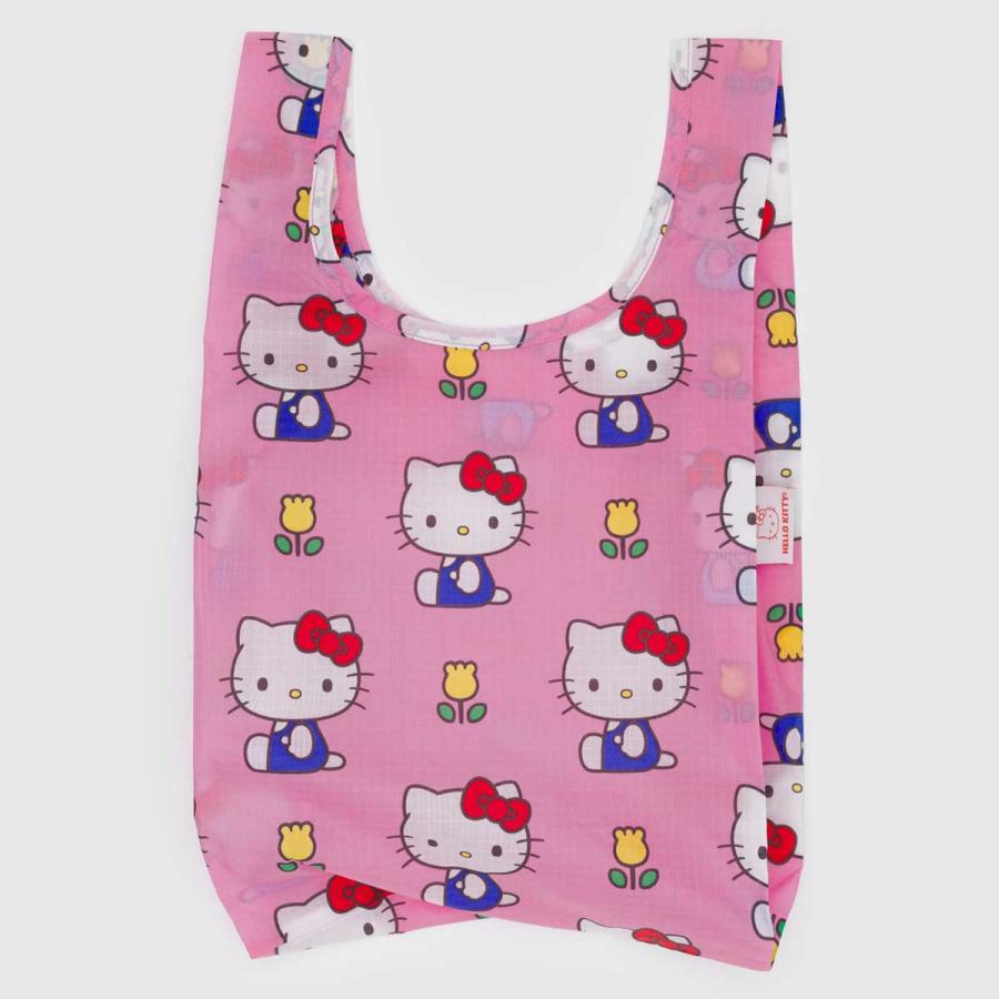 2025新作 エコバッグ BAGGU バグゥ 2025FA ベビーバグゥ サンリオ Baby Baggu x Sanrio Collection Hello Kitty Pink ハローキティ ピンク | BAGGU