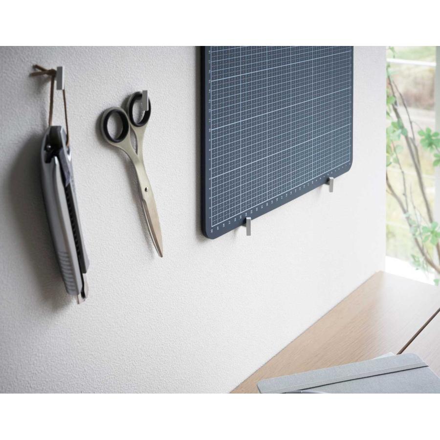 壁掛けフック 山崎実業 正規品 tower タワー 2本の針で抜けにくいフック画鋲 S 4個組 ピンフック  1923 ホワイト | tower | 06