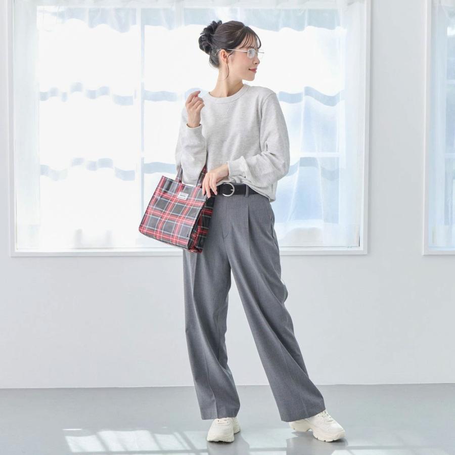 2025新作 トートバッグ 正規品 ROOTOTE ルートート EU.スクエア.ラミネート-T トート バッグ SQUARE 3606 チェック レッド | ROOTOTE | 04