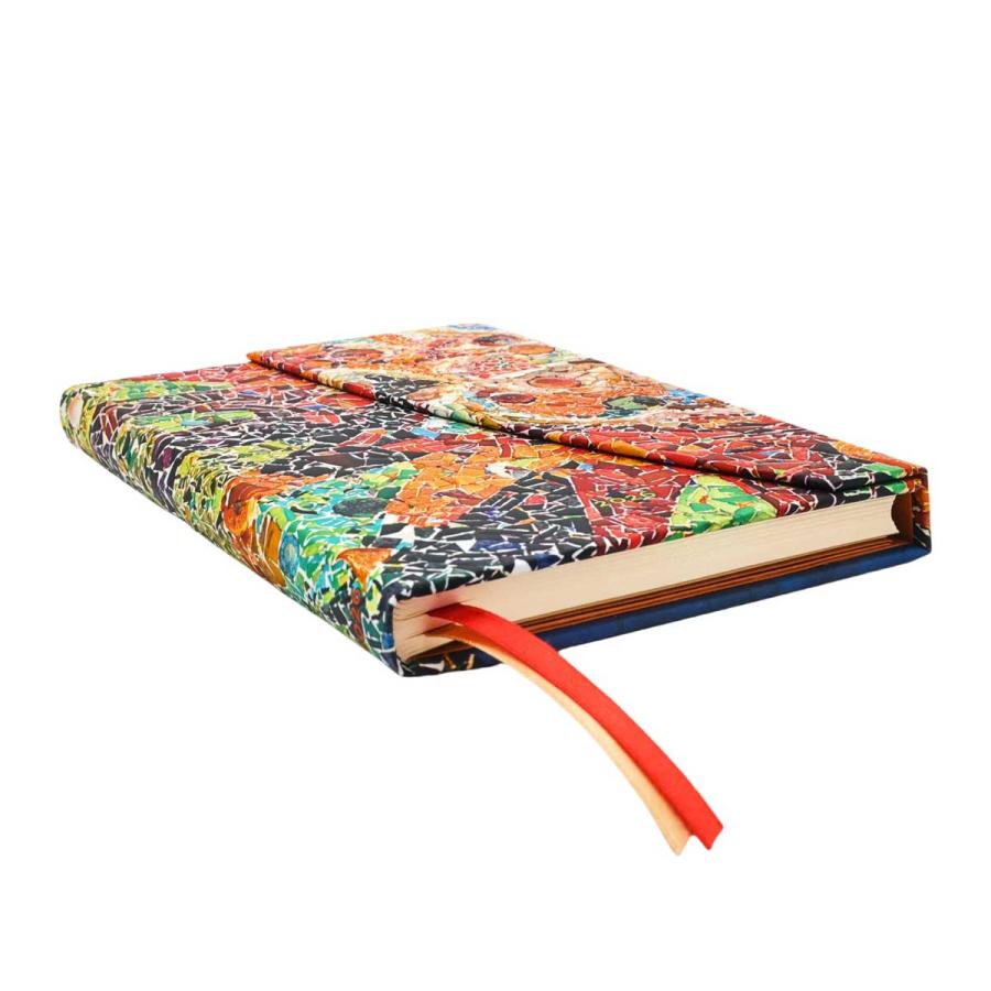 スケジュール帳 正規品 paperblanks ペーパーブランクス MIDI ハードカバー 2026年版 ダイアリー 日本語版 手帳 ミディ ガウディの太陽 | paperblanks | 01