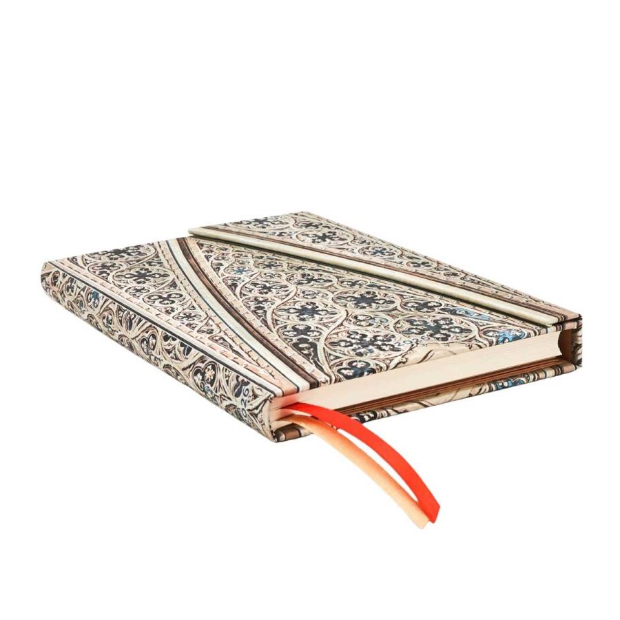 スケジュール帳 正規品 paperblanks ペーパーブランクス MIDI ハードカバー 2026年版 ダイアリー 日本語版 手帳 ミディ ミラノ大聖堂の円藍 | paperblanks | 01