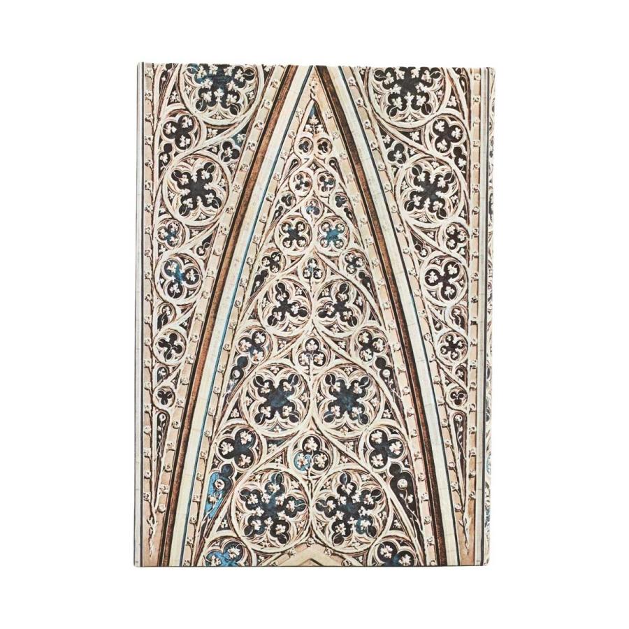 スケジュール帳 正規品 paperblanks ペーパーブランクス MIDI ハードカバー 2026年版 ダイアリー 日本語版 手帳 ミディ ミラノ大聖堂の円藍 | paperblanks | 02