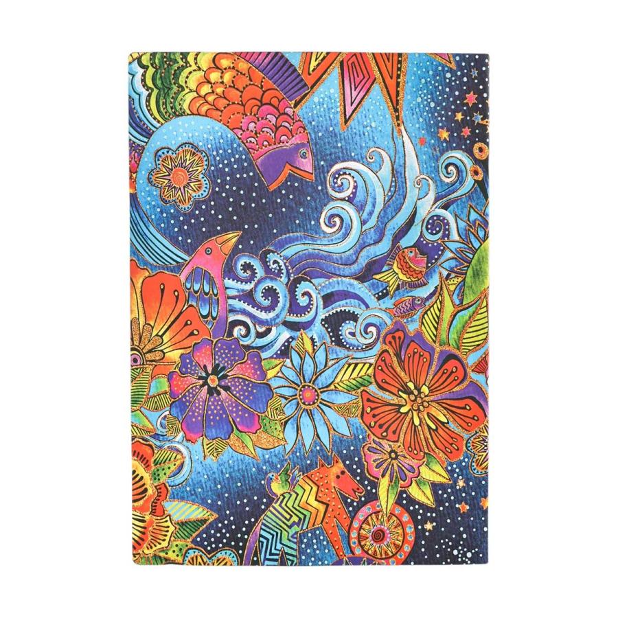 paperblanks ペーパーブランクス MIDI Flexis ソフトカバー 2026年 ダイアリー 日本語版 手帳 ミディ 気まぐれな妖精たち セレスティアル・マジック | paperblanks | 02