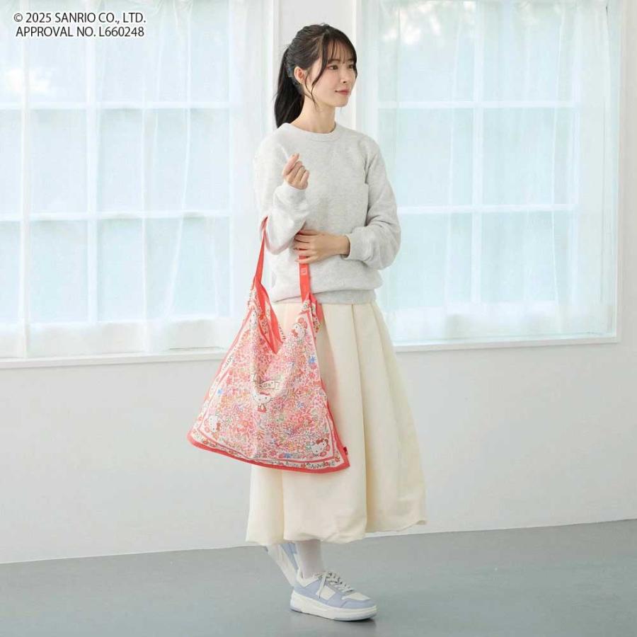 2025新作 ハローキティバッグ 正規品 ROOTOTE ルートート IP.タブロー50.ハローキティ-A トートバッグ キティちゃん TABLO Hello Kitty 8470 ハウンドトゥース | ROOTOTE | 07