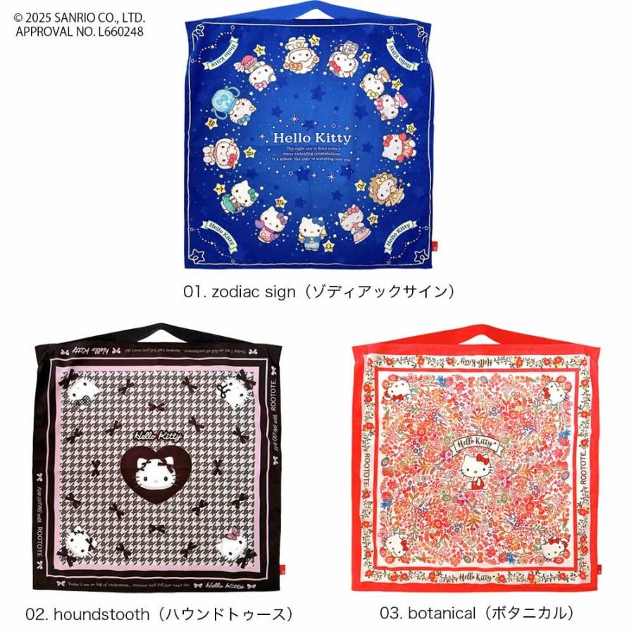 2025新作 ハローキティバッグ 正規品 ROOTOTE ルートート IP.タブロー50.ハローキティ-A トートバッグ キティちゃん TABLO Hello Kitty 8470 ボタニカル | ROOTOTE | 02