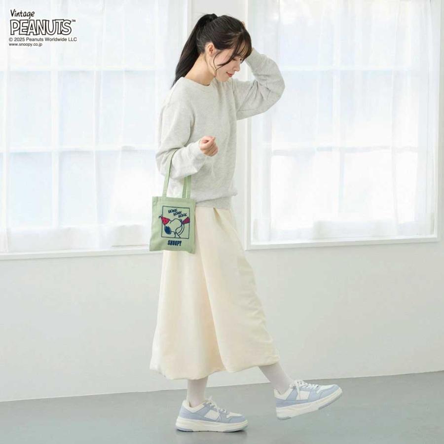 2025新作 スヌーピーバッグ 正規品 ROOTOTE ルートート IP.べビール―.ピーナッツ-0T スヌーピーグッズ トートバッグ Vintage PEANUTS babyroo 8444 ミント | ROOTOTE | 02