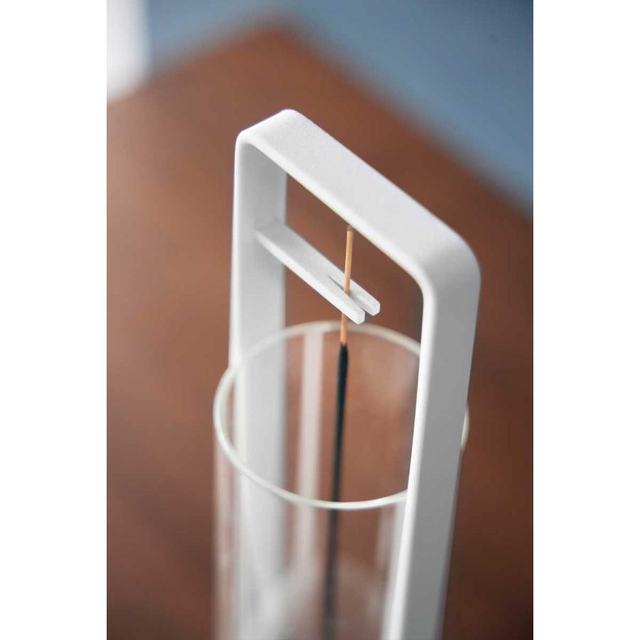 お香立て 山崎実業 正規品 tower タワー お香スタンド 灰飛び防止カバー付き 香立 香台 香皿  10013 ホワイト | tower | 05