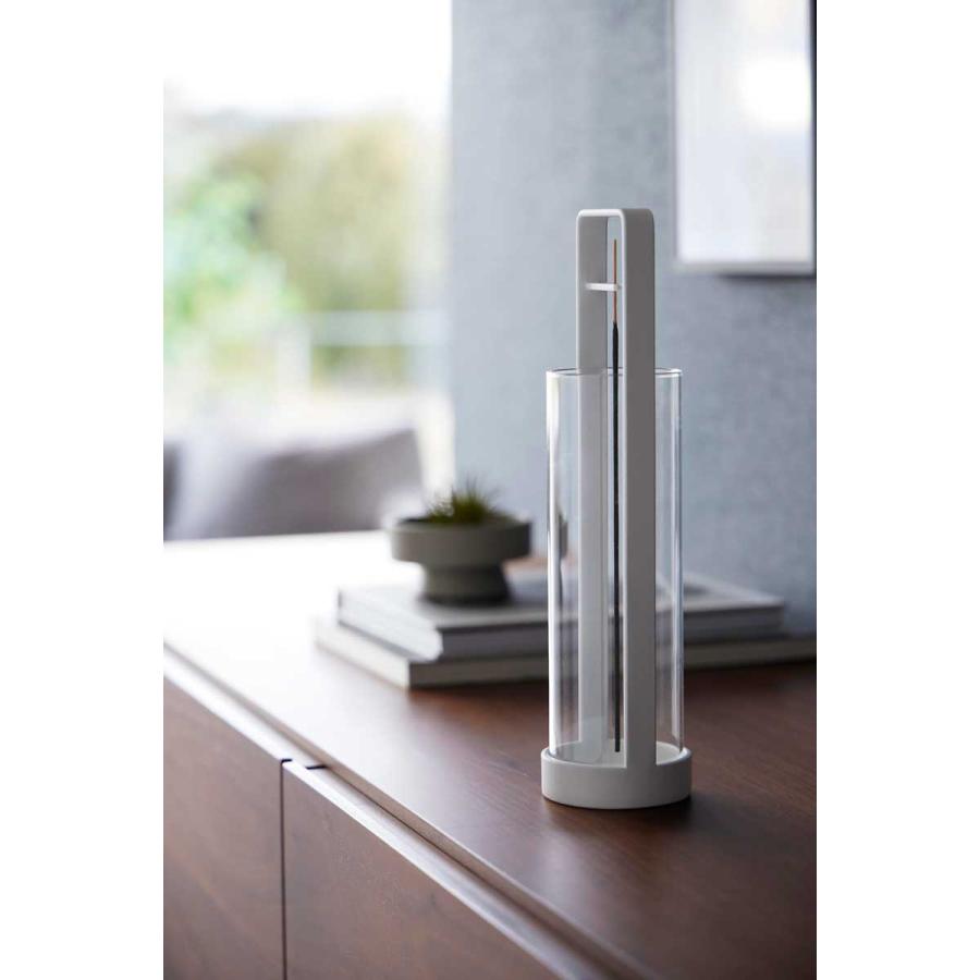 お香立て 山崎実業 正規品 tower タワー お香スタンド 灰飛び防止カバー付き 香立 香台 香皿  10013 ホワイト | tower | 06