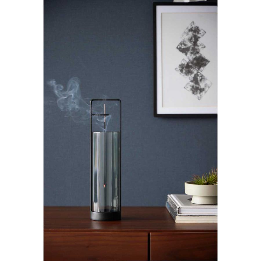 お香立て 山崎実業 正規品 tower タワー お香スタンド 灰飛び防止カバー付き 香立 香台 香皿  10014 ブラック | tower | 04