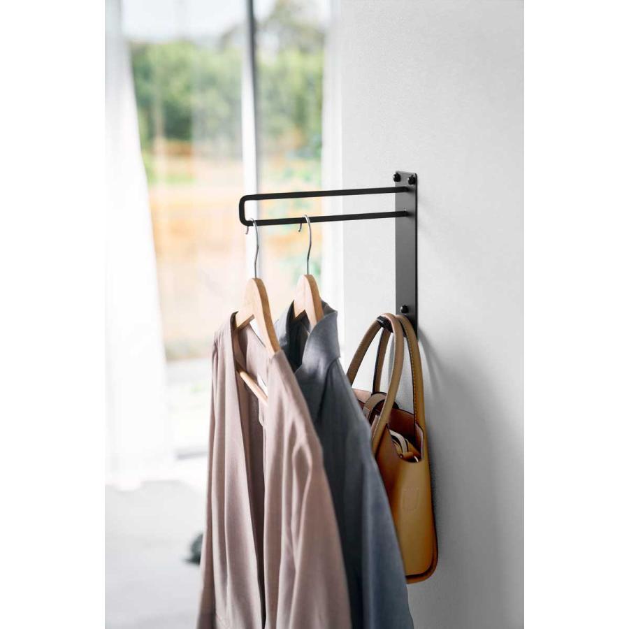 ハンガーフック 山崎実業 正規品 tower タワー 壁付けちょい干しハンガー 室内干し  10388 ブラック | tower | 07