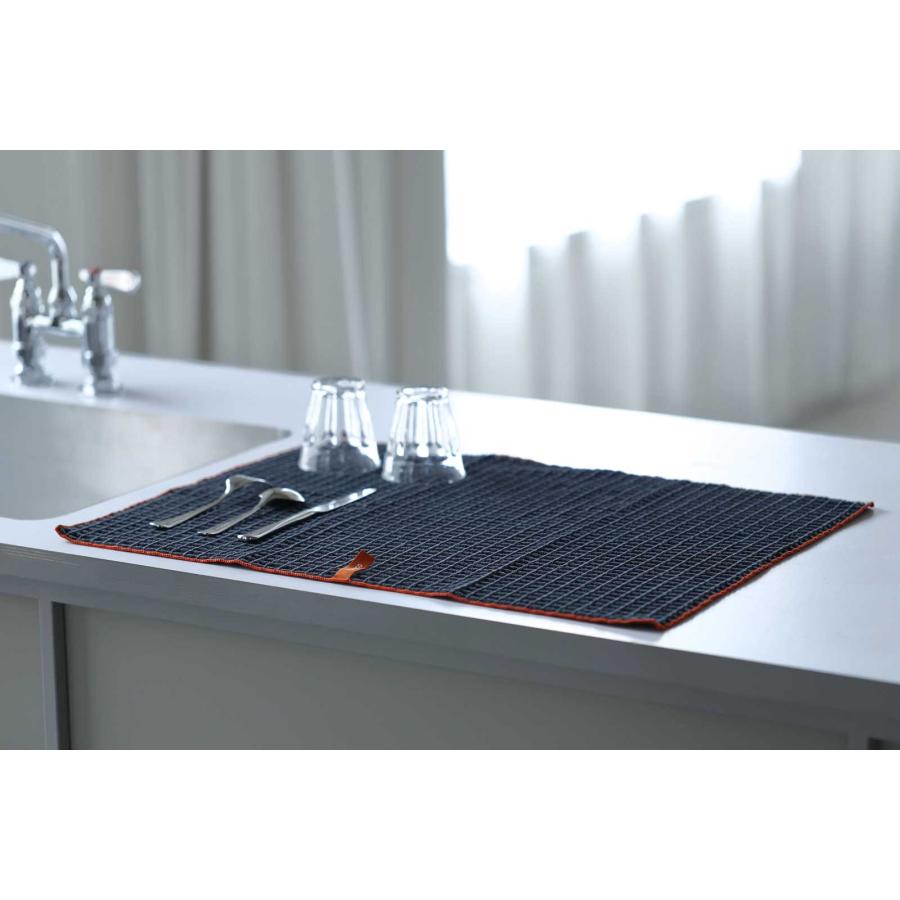 水切りマット 正規品 ideaco イデアコ WAFFLE Kitchen Cloth ティータオル 吸水マット ワッフル キッチンクロス ブリック |  | 02