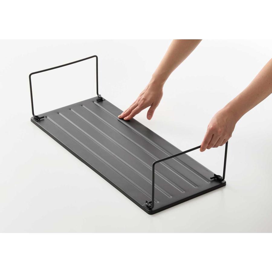 シューズラック 山崎実業 正規品 tower タワー 折り畳みシューズラック 玄関収納  10363 ブラック | tower | 07