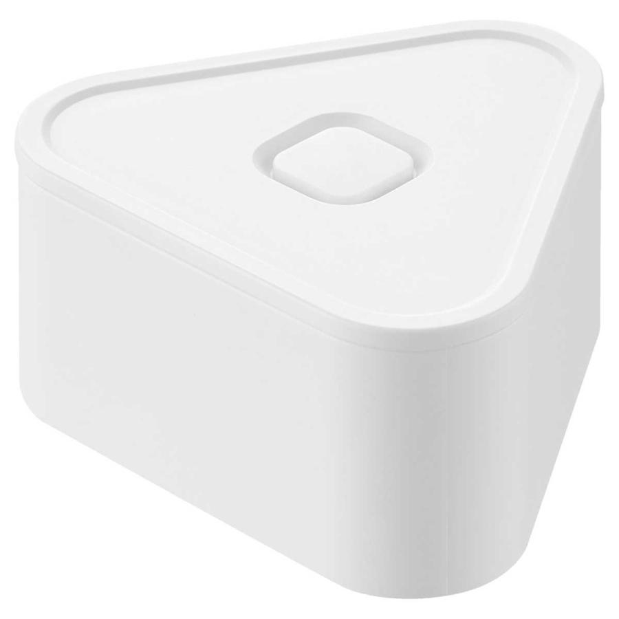 おにぎりケース 山崎実業 正規品 tower タワー バルブ付き密閉おにぎりケース 冷凍 電子レンジ 食洗機  10464 ホワイト | tower | 01