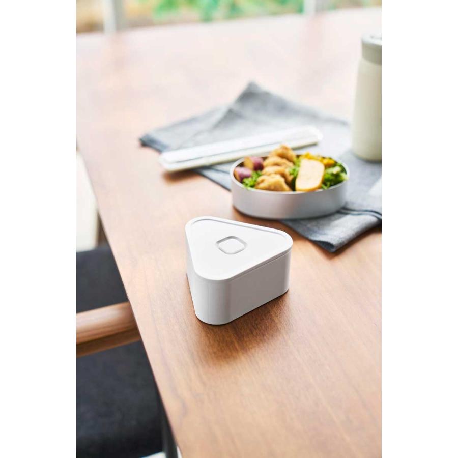 おにぎりケース 山崎実業 正規品 tower タワー バルブ付き密閉おにぎりケース 冷凍 電子レンジ 食洗機  10464 ホワイト | tower | 03