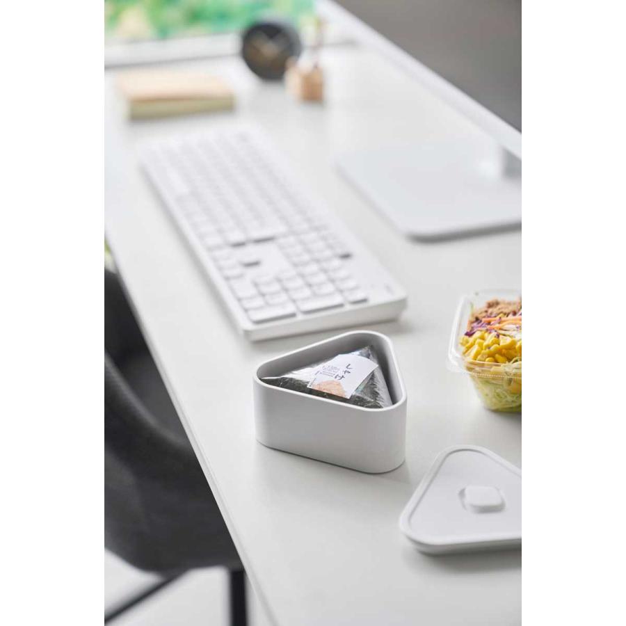 おにぎりケース 山崎実業 正規品 tower タワー バルブ付き密閉おにぎりケース 冷凍 電子レンジ 食洗機  10464 ホワイト | tower | 04