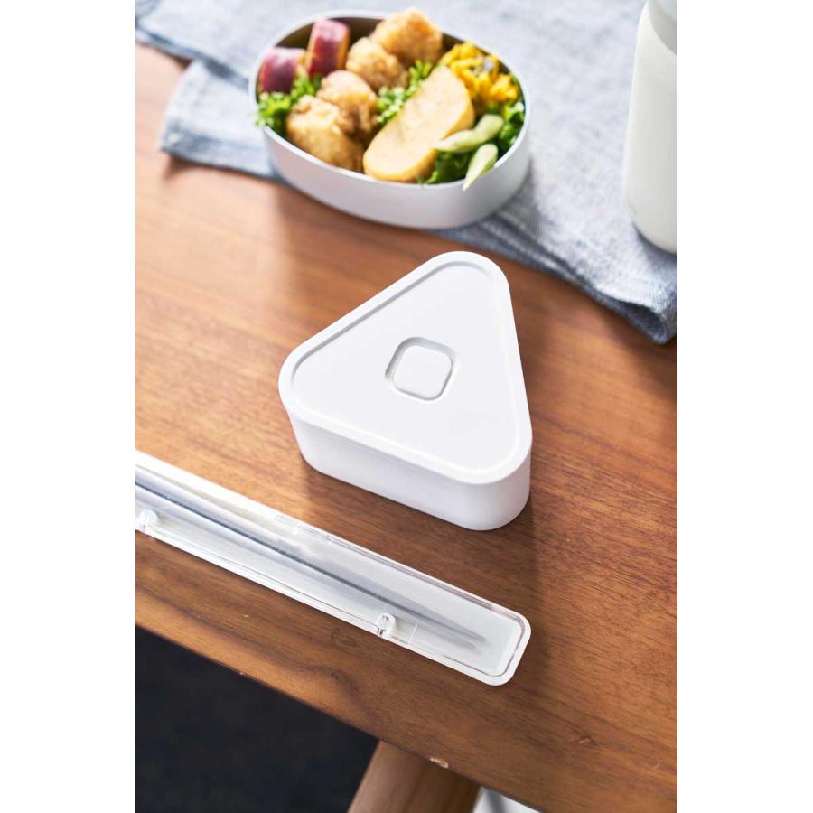 おにぎりケース 山崎実業 正規品 tower タワー バルブ付き密閉おにぎりケース 冷凍 電子レンジ 食洗機  10464 ホワイト | tower | 05