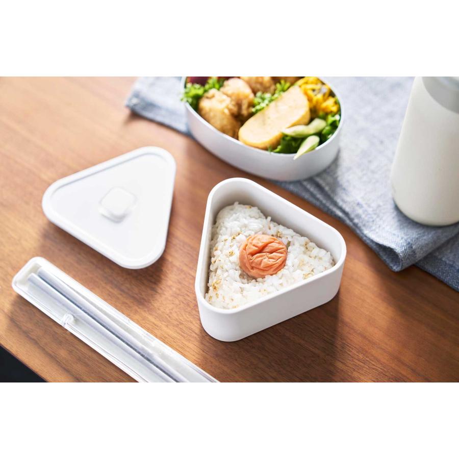 おにぎりケース 山崎実業 正規品 tower タワー バルブ付き密閉おにぎりケース 冷凍 電子レンジ 食洗機  10464 ホワイト | tower | 06