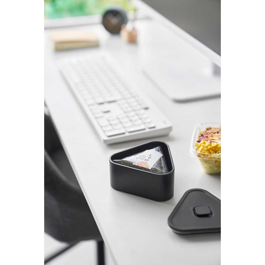 おにぎりケース 山崎実業 正規品 tower タワー バルブ付き密閉おにぎりケース 冷凍 電子レンジ 食洗機  10465 ブラック | tower | 04