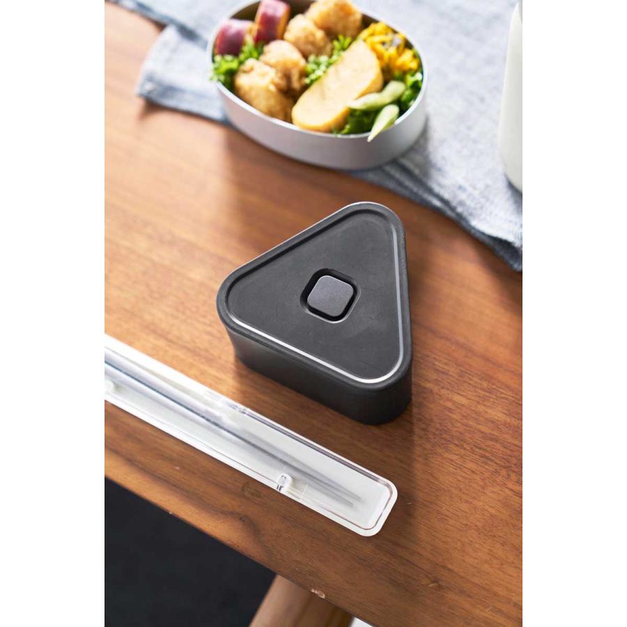 おにぎりケース 山崎実業 正規品 tower タワー バルブ付き密閉おにぎりケース 冷凍 電子レンジ 食洗機  10465 ブラック | tower | 05