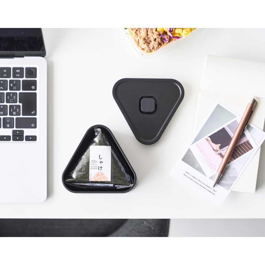 おにぎりケース 山崎実業 正規品 tower タワー バルブ付き密閉おにぎりケース 冷凍 電子レンジ 食洗機  10465 ブラック | tower | 07