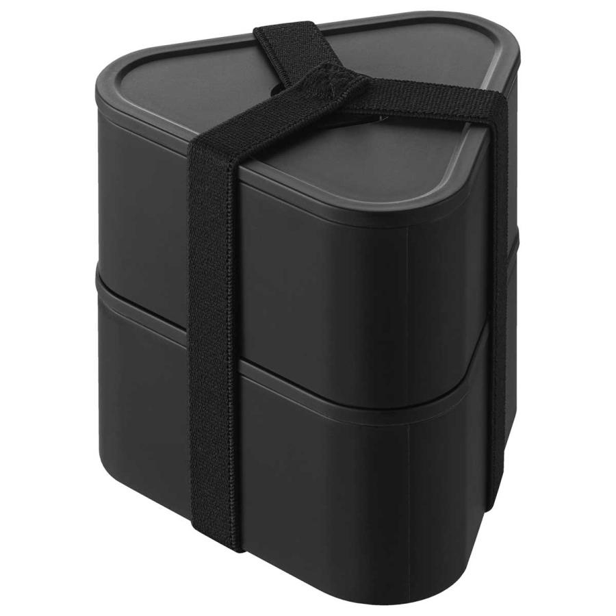 おにぎりケース 山崎実業 正規品 tower タワー バルブ付き密閉おにぎりケース 2個組 冷凍 電子レンジ 食洗機  10471 ブラック | tower | 01