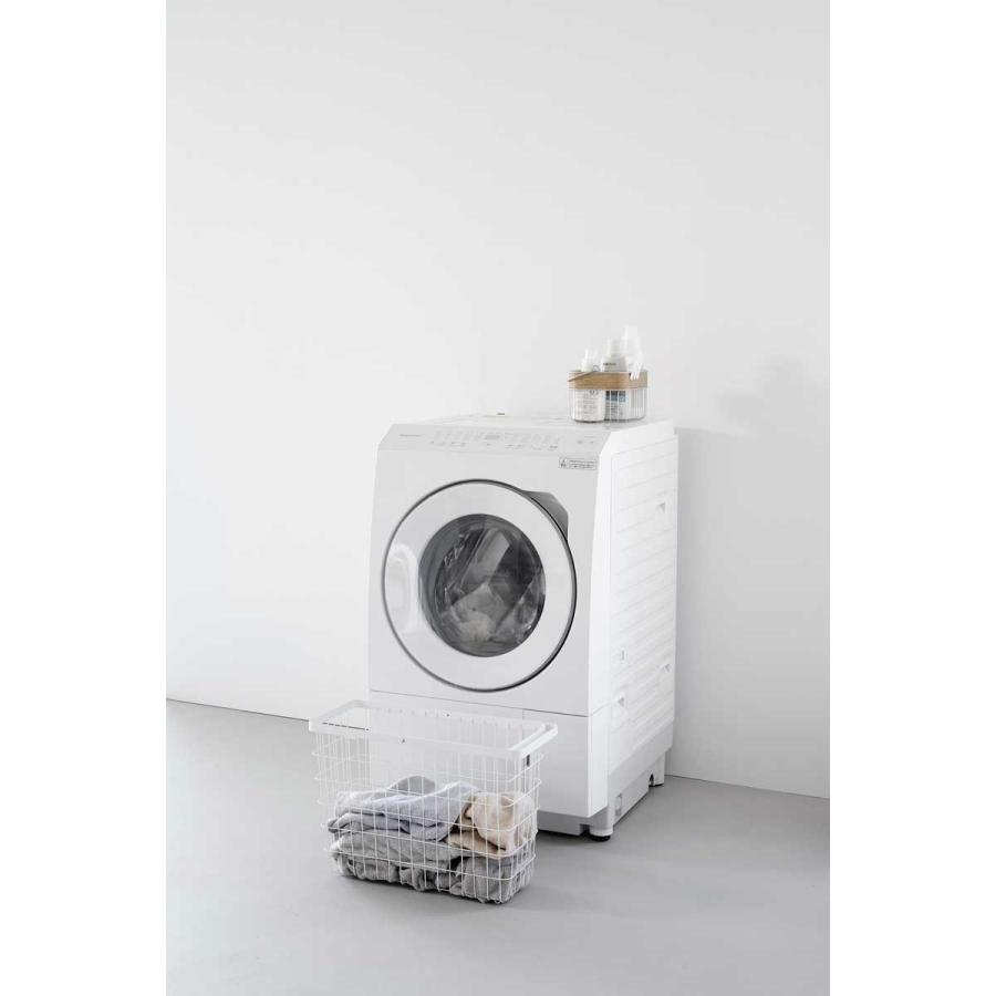 ランドリーバスケット 山崎実業 正規品 tower タワー ランドリーワイヤーバスケット スリム L 洗濯かご 洗濯カゴ  10003 ホワイト | tower | 03