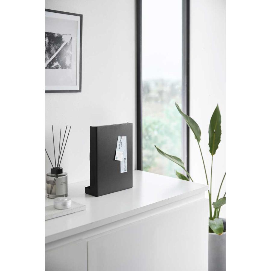 キーフック 山崎実業 正規品 tower タワー 目隠しキーフックスタンド 2段 キーボックス キーケース  10341 ブラック | tower | 03