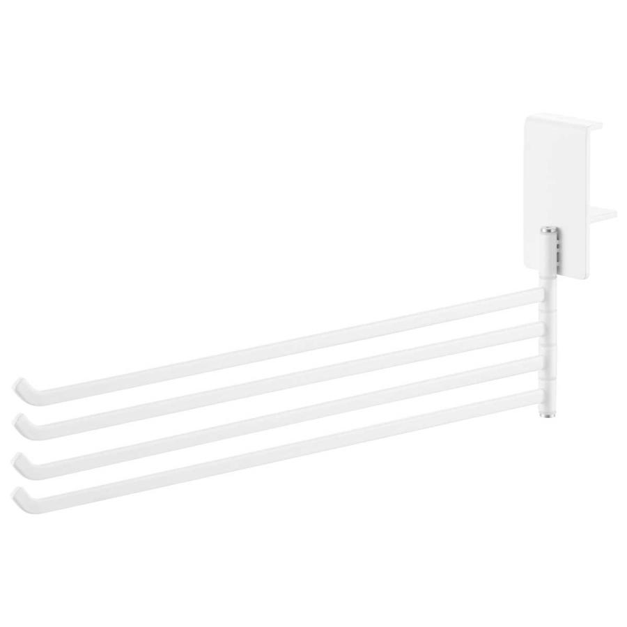 タオルハンガー 山崎実業 正規品 tower タワー 360度回転できる室内物干しタオルハンガー タオルバー タオル掛け  10322 ホワイト | tower | 01