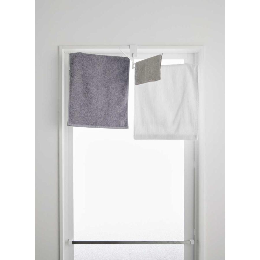 タオルハンガー 山崎実業 正規品 tower タワー 360度回転できる室内物干しタオルハンガー タオルバー タオル掛け  10322 ホワイト | tower | 04