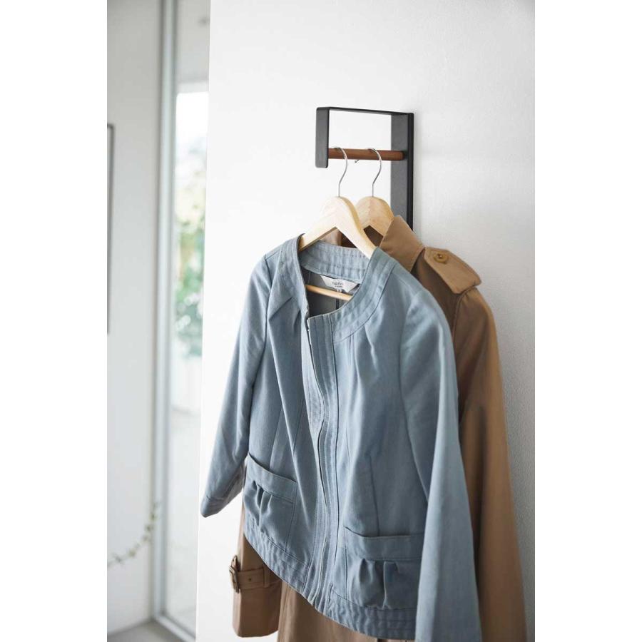 コートハンガー 山崎実業 正規品 tower タワー 壁付けコートハンガー コートフック コート掛け  10408 ブラック | tower | 04