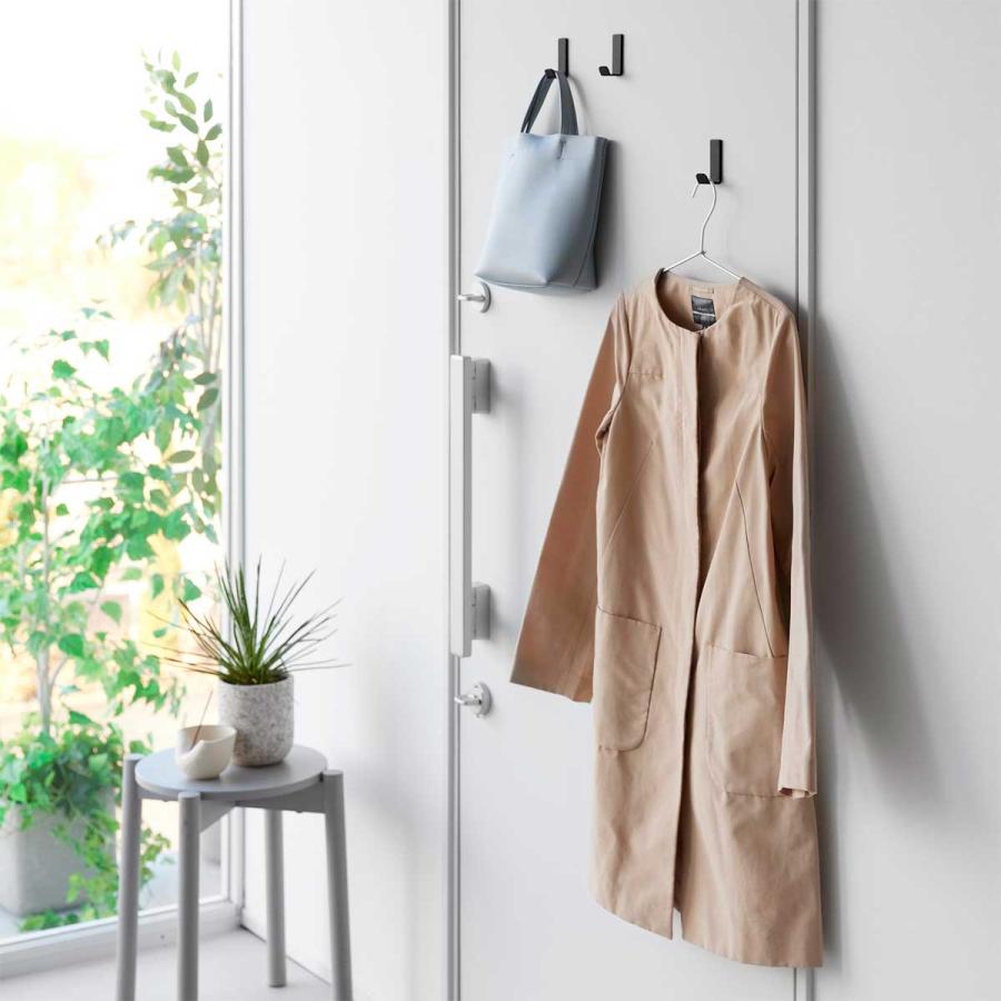 収納フック 山崎実業 正規品 tower タワー マグネットハンガーフック S 3個組 スチール製  10234 ブラック | tower