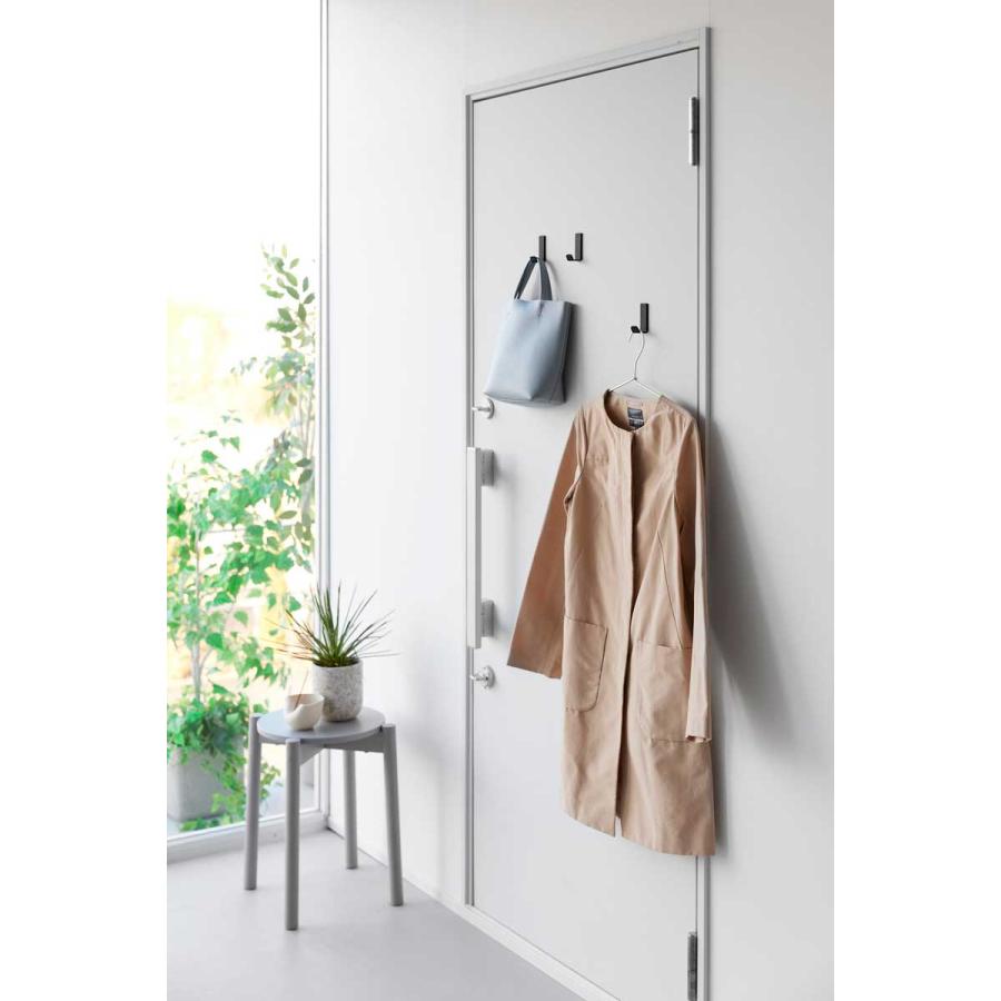 収納フック 山崎実業 正規品 tower タワー マグネットハンガーフック S 3個組 スチール製  10234 ブラック | tower | 02