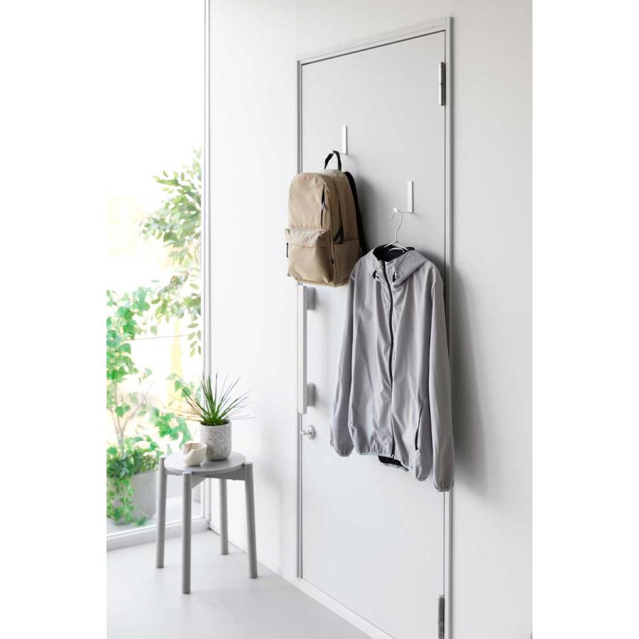 収納フック 山崎実業 正規品 tower タワー マグネットハンガーフック L 2個組 スチール製  10235 ホワイト | tower | 02