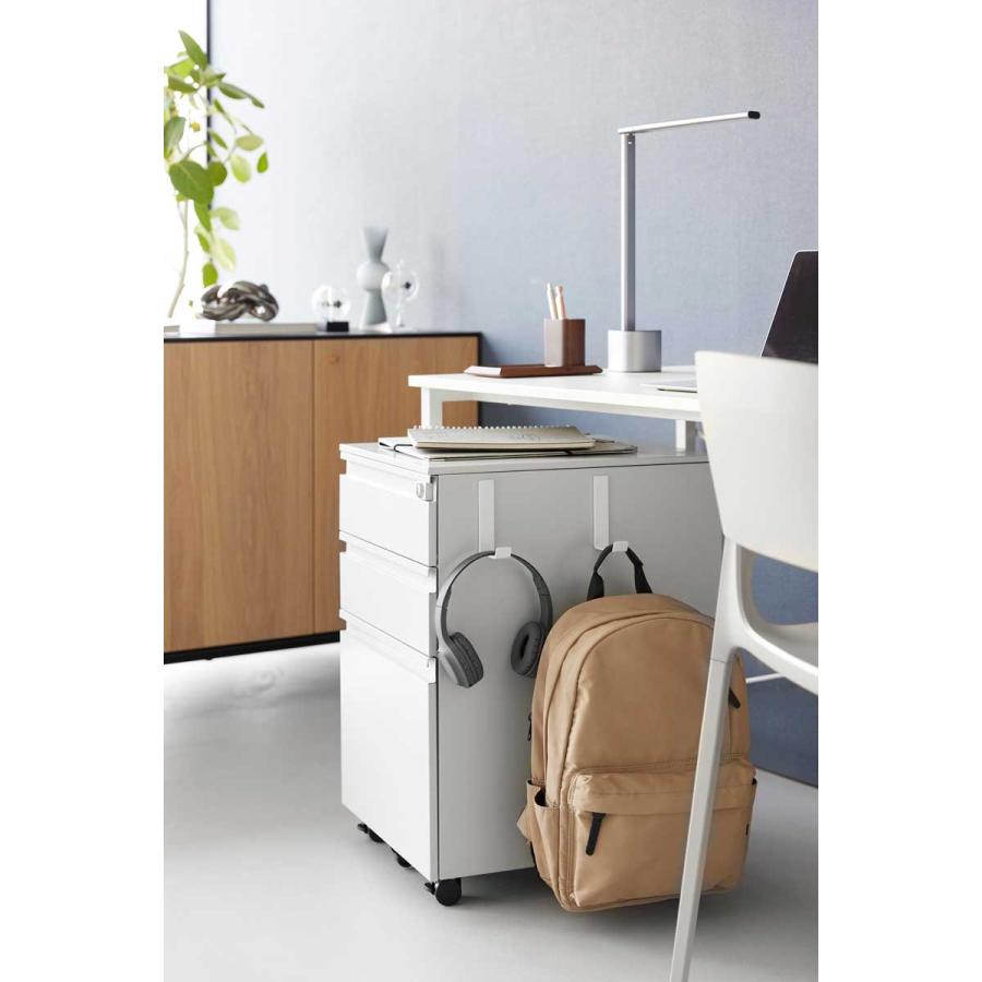 収納フック 山崎実業 正規品 tower タワー マグネットハンガーフック L 2個組 スチール製  10235 ホワイト | tower | 04