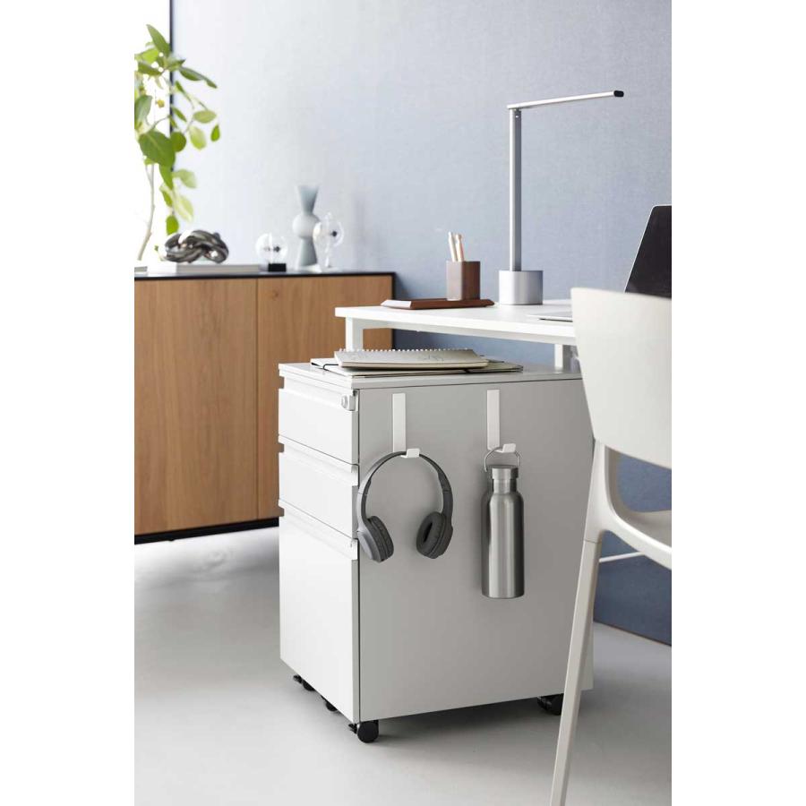 収納フック 山崎実業 正規品 tower タワー マグネットハンガーフック L 2個組 スチール製  10235 ホワイト | tower | 05