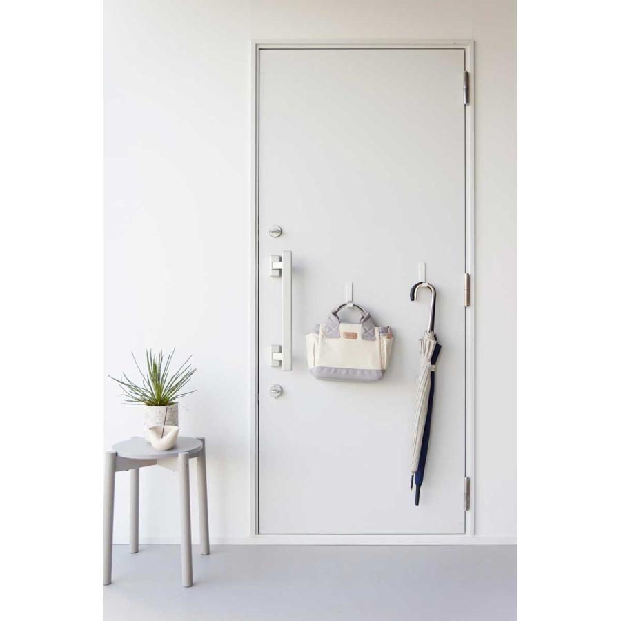 収納フック 山崎実業 正規品 tower タワー マグネットハンガーフック L 2個組 スチール製  10235 ホワイト | tower | 06