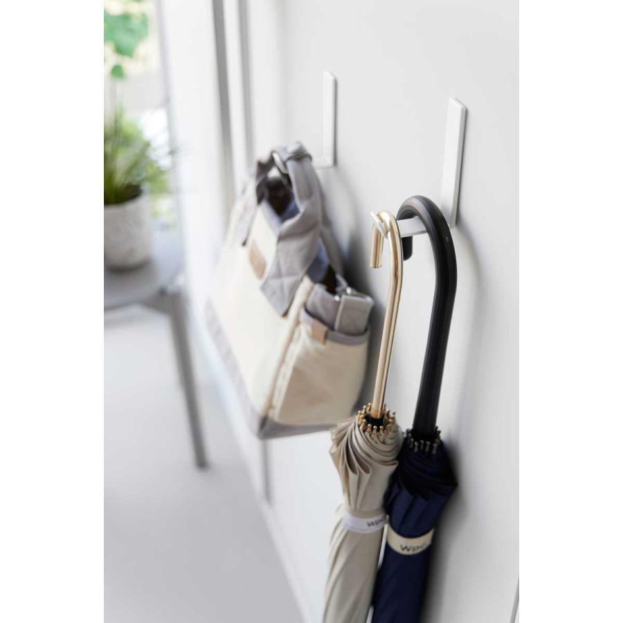 収納フック 山崎実業 正規品 tower タワー マグネットハンガーフック L 2個組 スチール製  10235 ホワイト | tower | 07