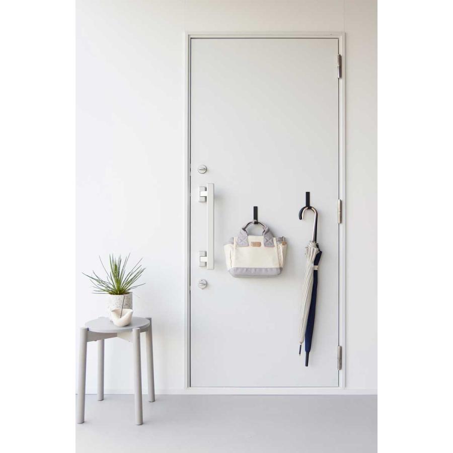 収納フック 山崎実業 正規品 tower タワー マグネットハンガーフック L 2個組 スチール製  10236 ブラック | tower | 06