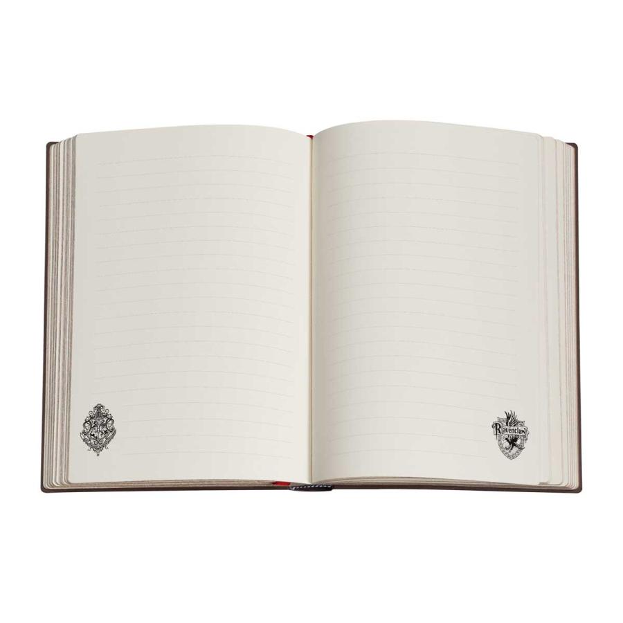 ノートブック 正規品 paperblanks ペーパーブランクス MIDI ハードカバー 罫線 ハリーポッター コレクション ミディ レイブンクロー ノート | paperblanks | 05